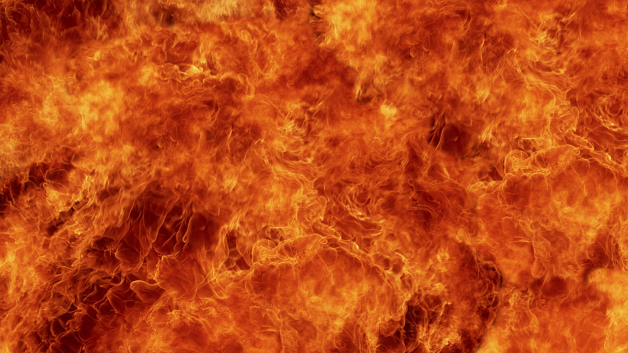 Обои пламя, огонь, Апельсин, огонь текстура, текстура в разрешении 1280x720