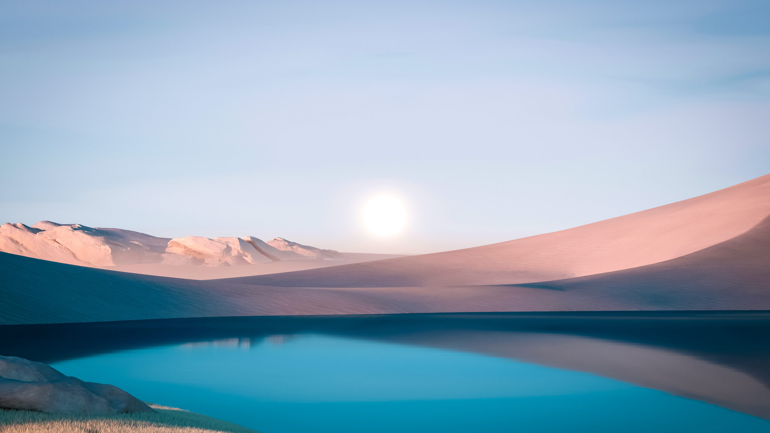 Обои гидроресурсы, вода, дневное время, экорегион, природный ландшафт в разрешении 2560x1440