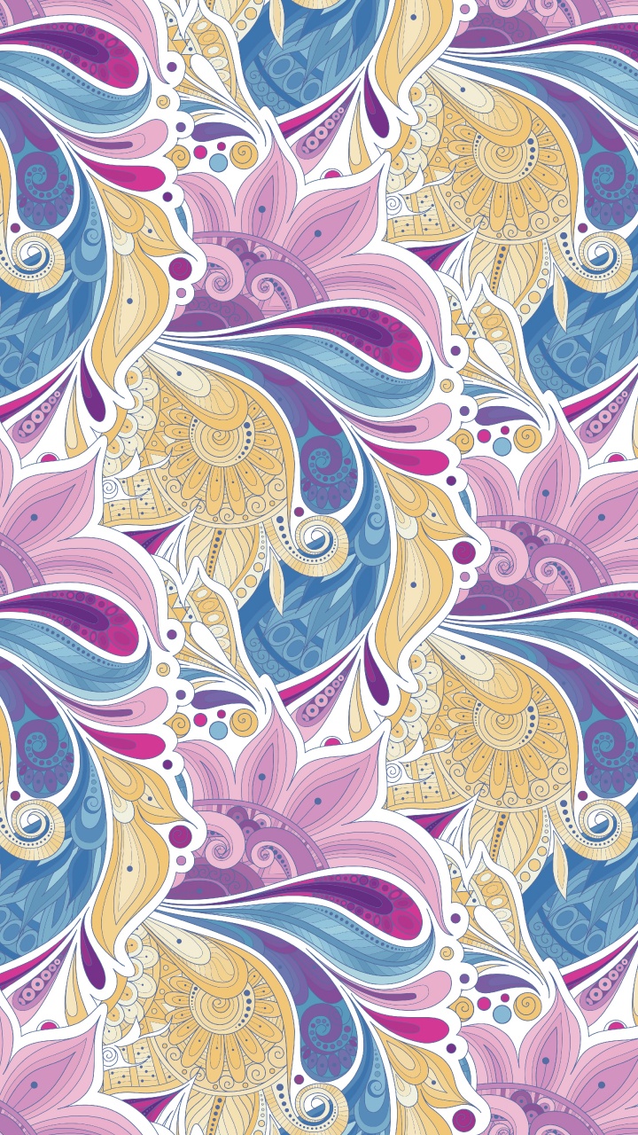 Обои Пейсли, ткань, визуальное искусство, арт, дизайн в разрешении 720x1280