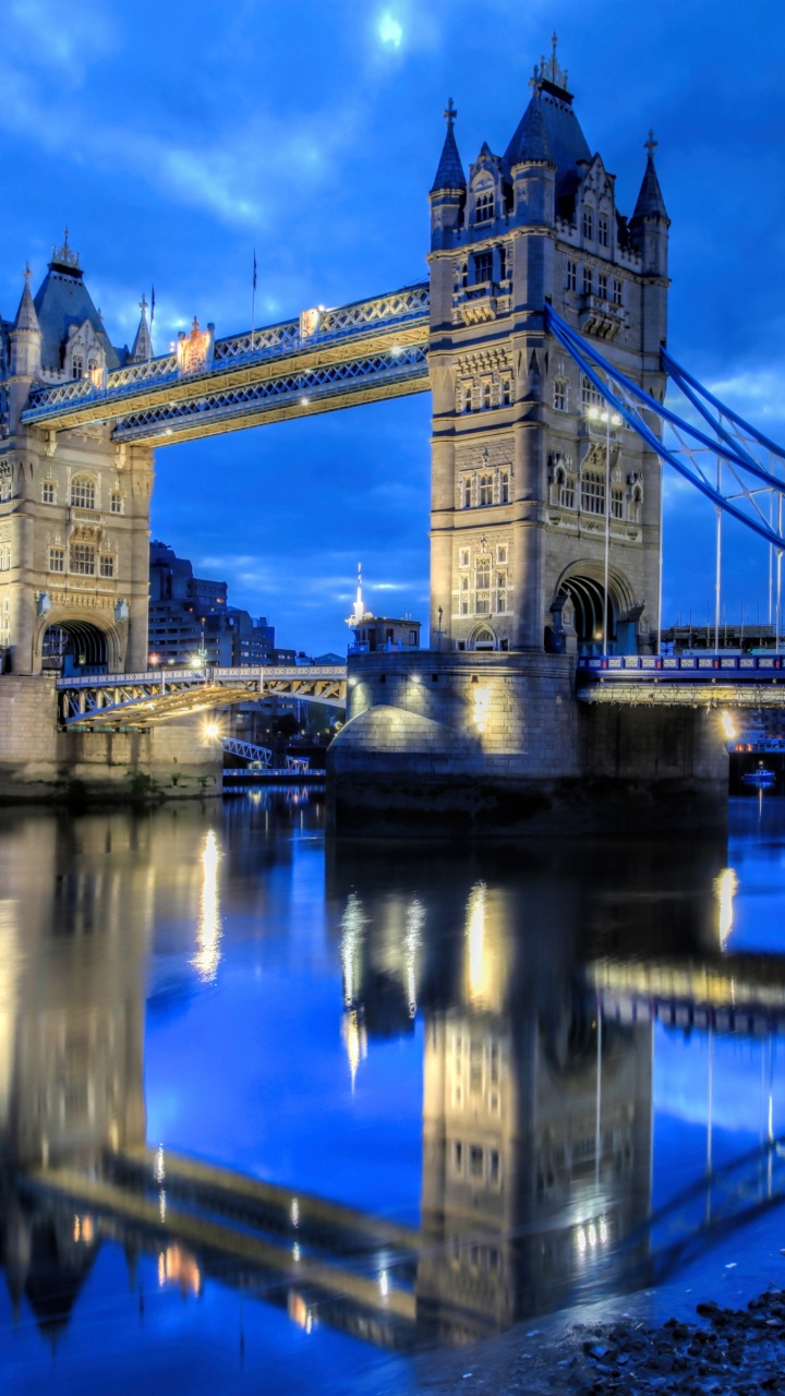 Обои тауэрский мост, лондонский Тауэр, река темза, лондонский мост, мост в разрешении 720x1280