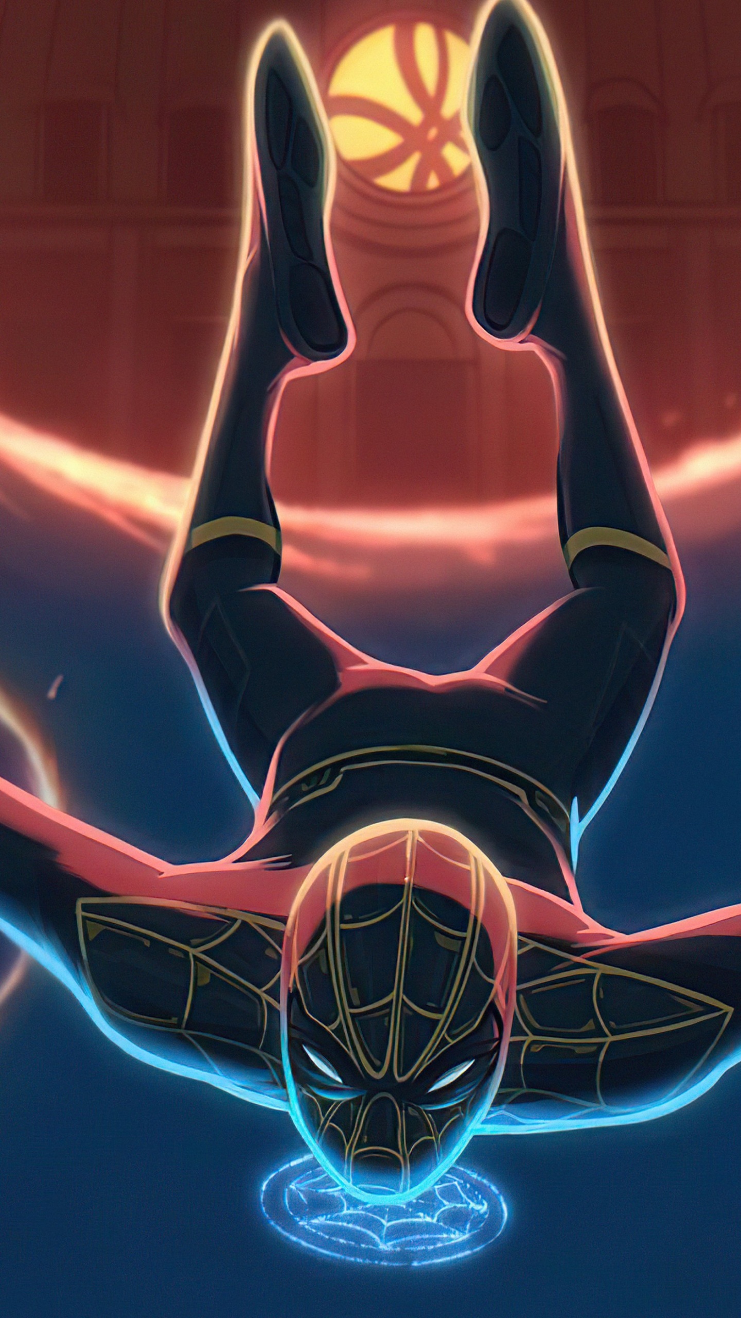 Обои Человек-паук: Нет пути домой, человек-паук, Доктор Стрэндж, Студия Marvel, мышца в разрешении 1440x2560