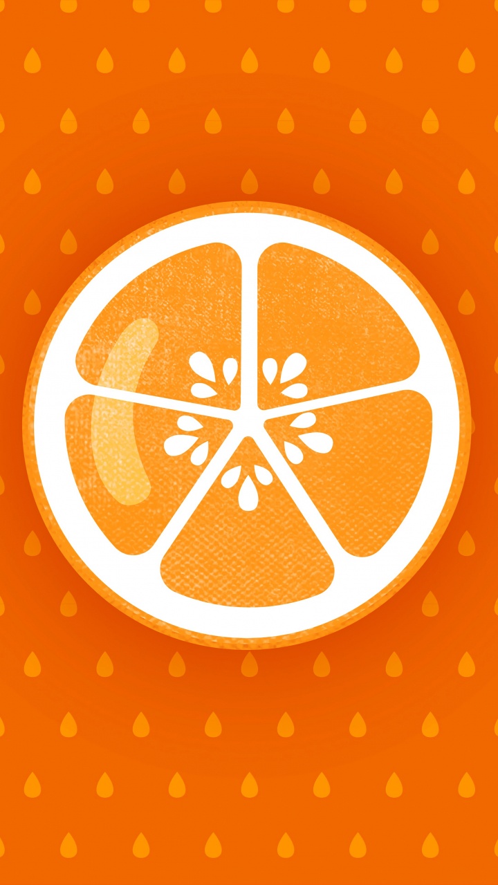 Обои символ, Круг м RV-парк кемпинг, измеритель, графика, желтый в разрешении 720x1280