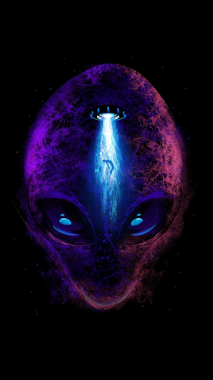 Обои темнота, пурпур, ирис, Фиолетовый, арт в разрешении 720x1280