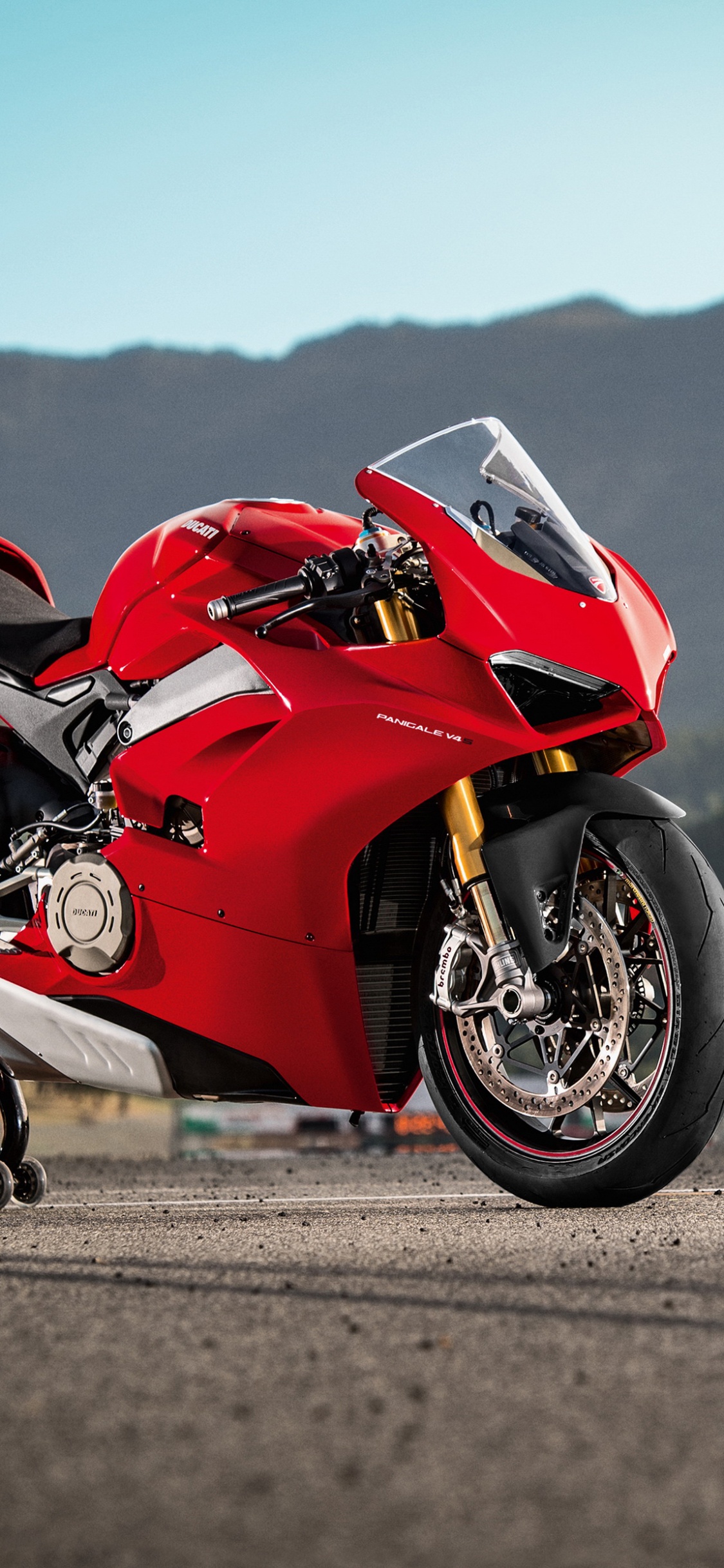 Обои ducati panigale, дукати 1299, ducati, мотоцикл, дукати 1199 в разрешении 1125x2436