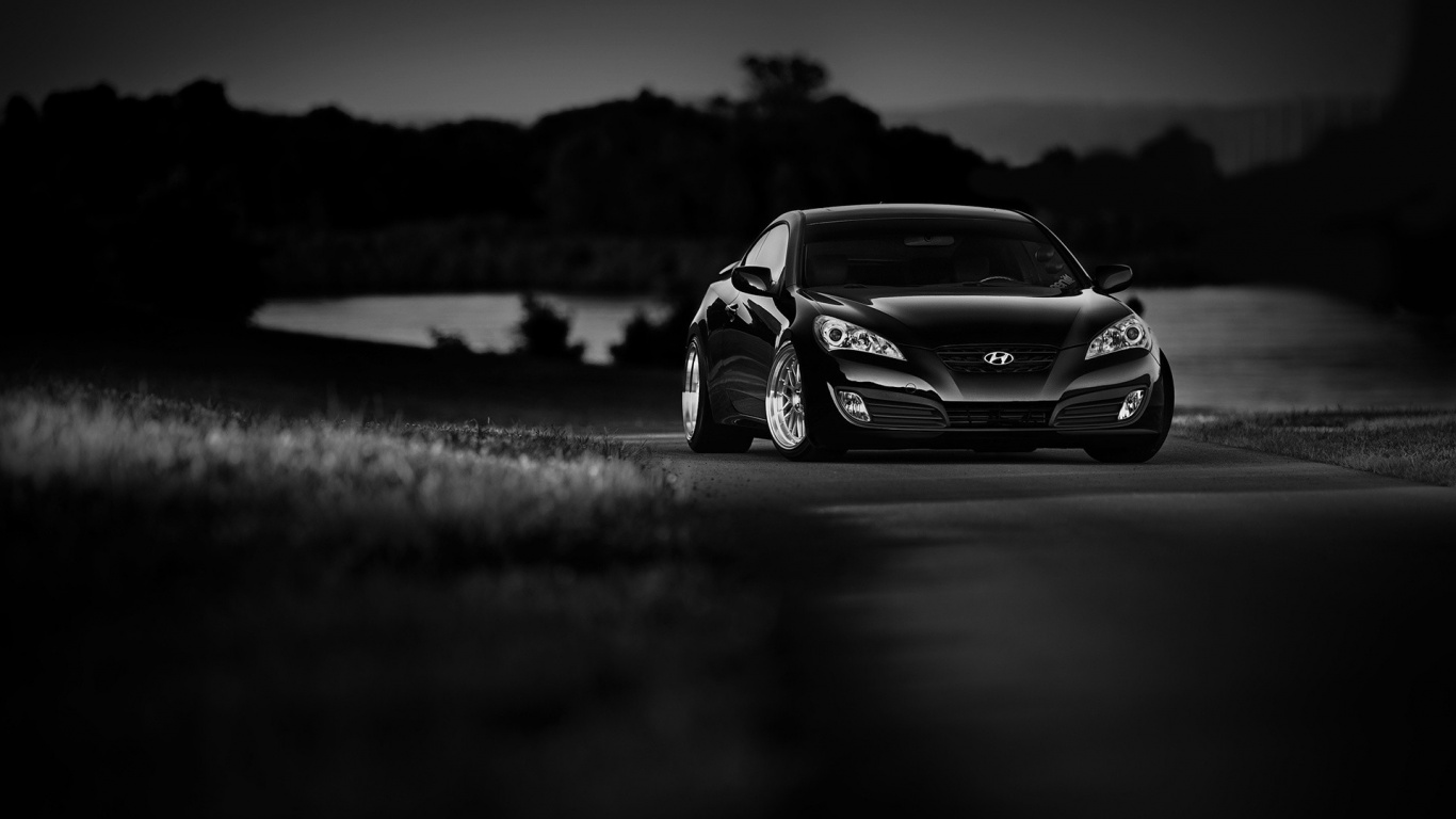 Обои Хендай Генезис Купе, Хендэ Мотор Компании, авто, Hyundai, генезис в разрешении 1366x768