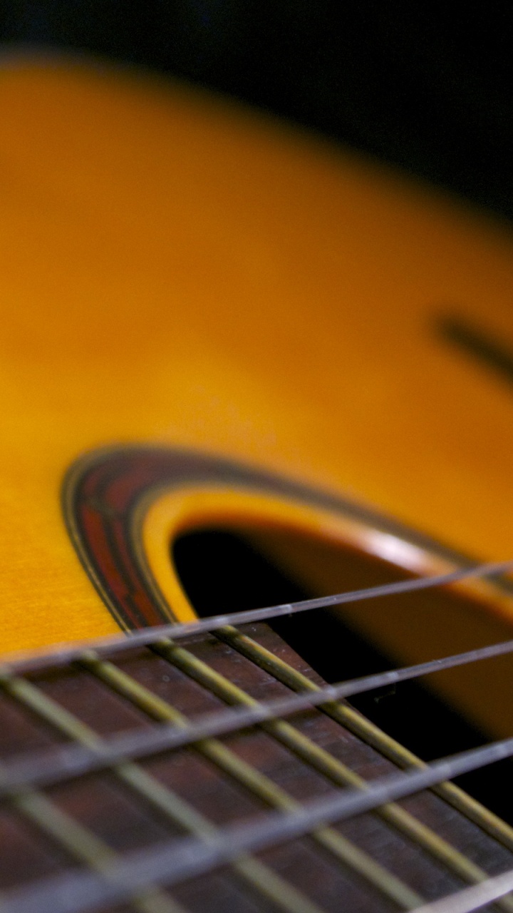 Обои гитара, электрогитара, акустическая гитара, басгитара, струнный инструмент в разрешении 720x1280