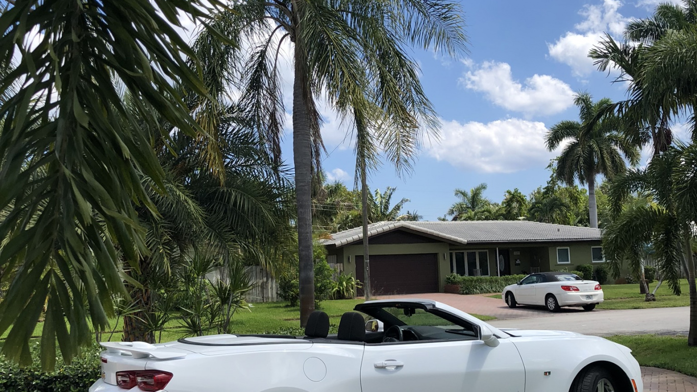 Обои Шевроле камаро, Шевроле, Майами, Кабриолет, Король в разрешении 1366x768