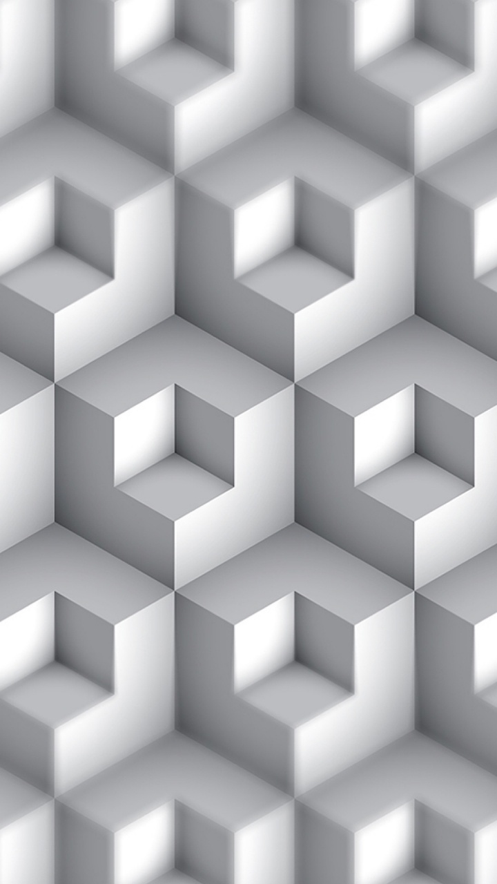 Обои 3d коробка, куб, Нексус 5, трех мерное пространство, прямоугольник в разрешении 720x1280