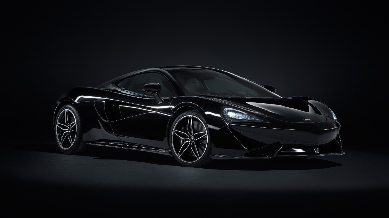 Обои черный макларен, Макларен 2018 570GT, mclaren automotive, Макларен, Король в разрешении 1366x768