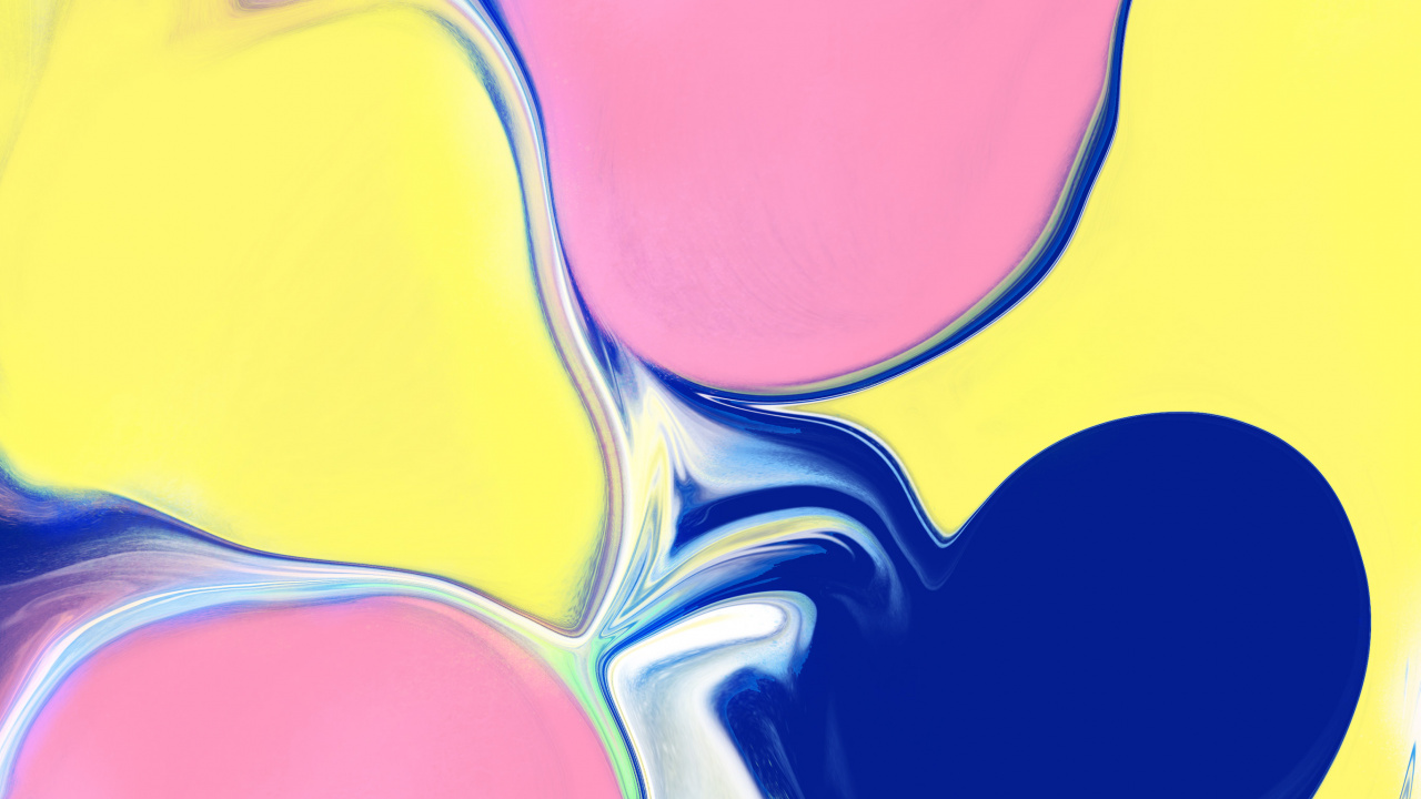 Обои крупный план, визуальное искусство, красочность, лазурный, художественная краска в разрешении 1280x720