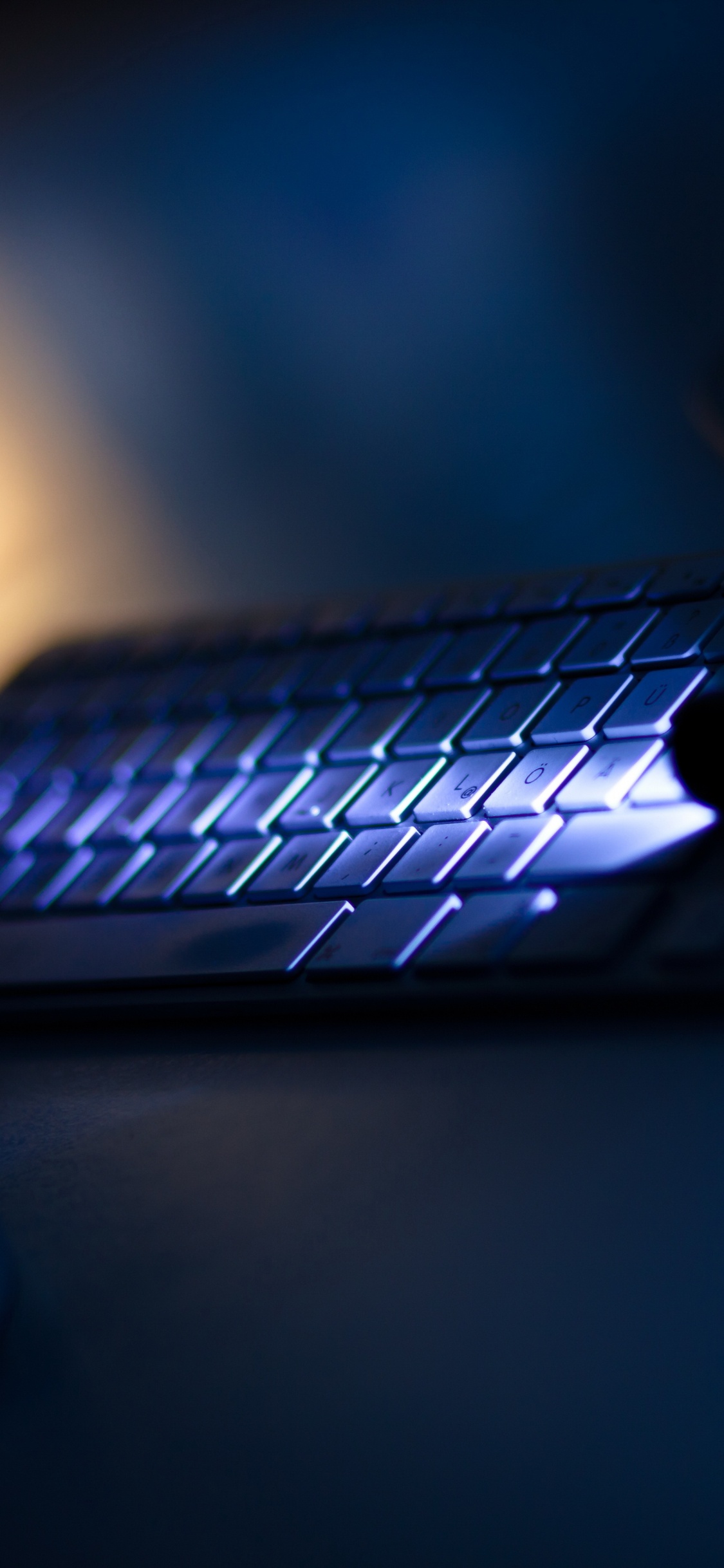 Обои свет, ночь, освещение, тапета по Z komputerem, технология в разрешении 1125x2436