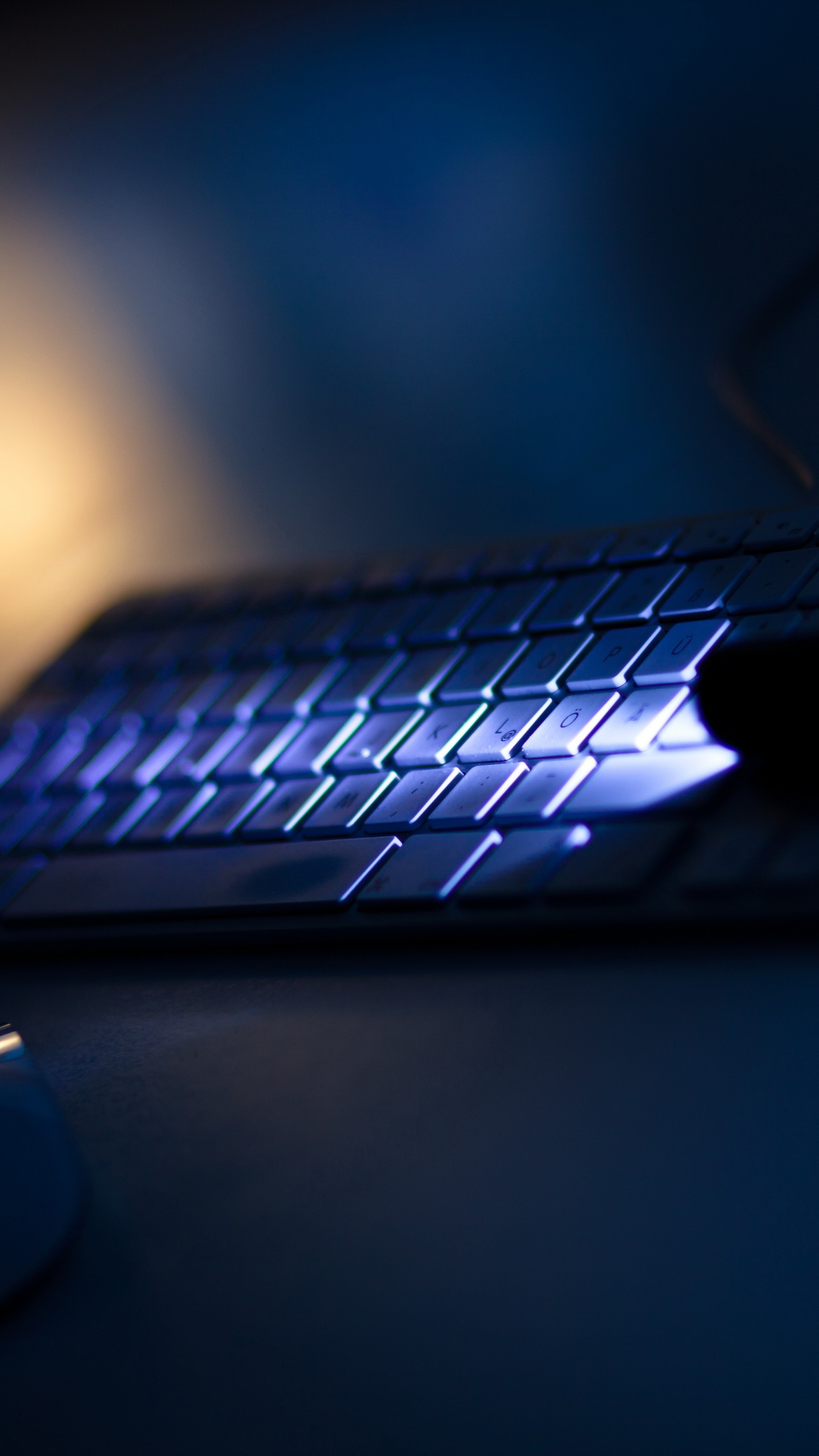 Обои свет, ночь, освещение, тапета по Z komputerem, технология в разрешении 1440x2560