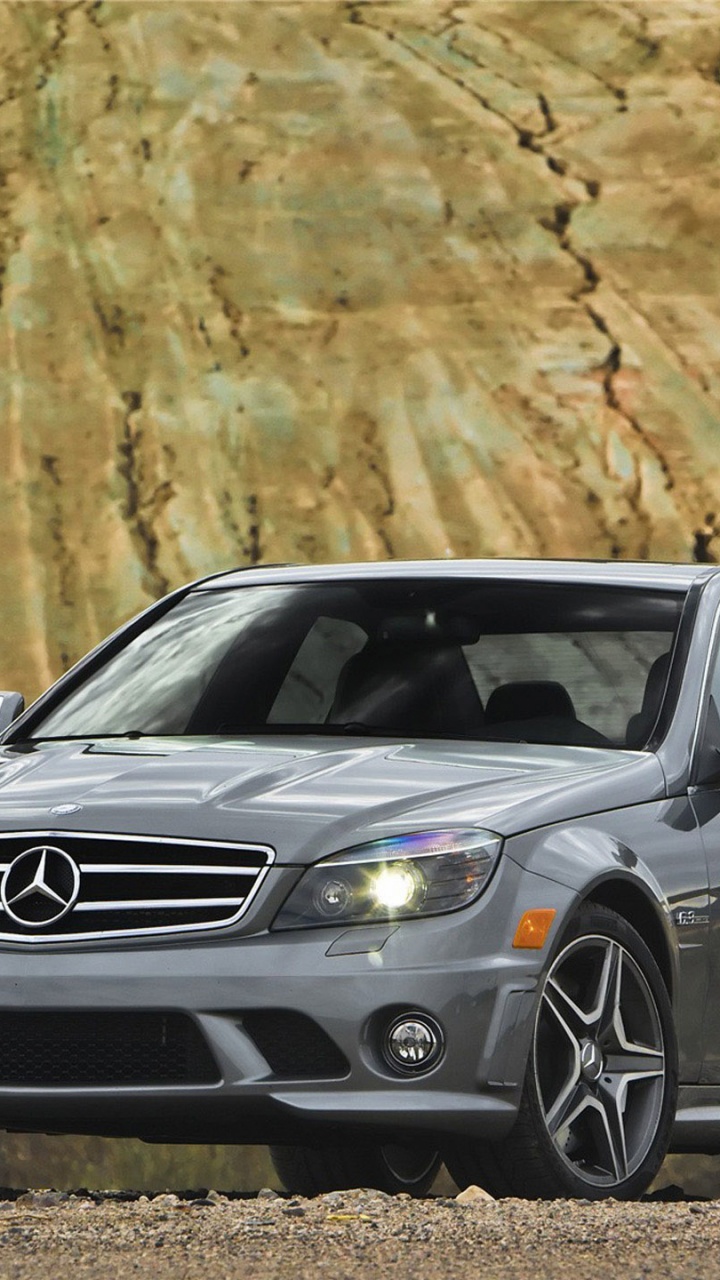 Обои с 63 АМГ 2011, авто, 2010 Мерседес-Бенц С63 АМГ, седан, обод в разрешении 720x1280