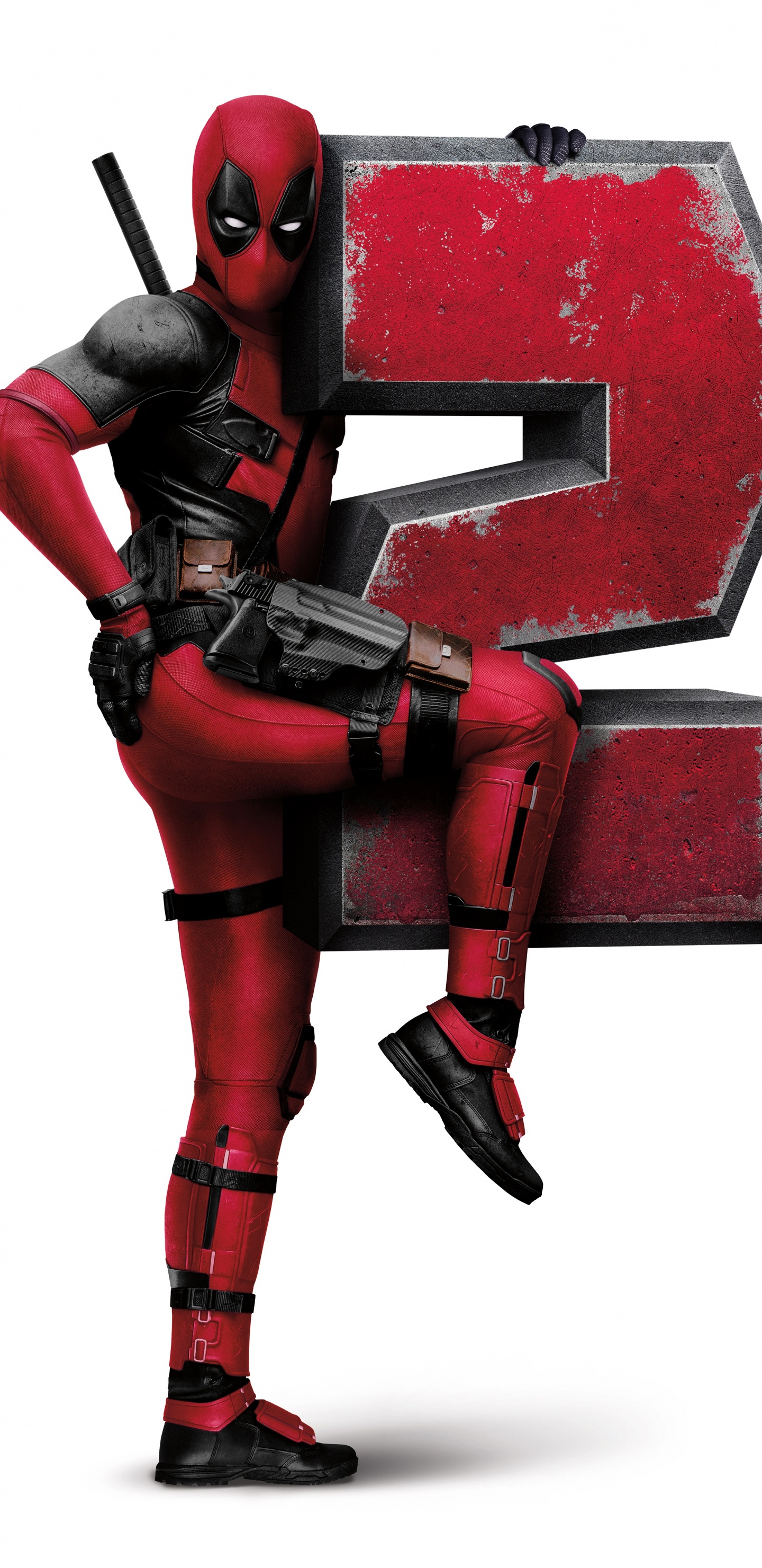 Обои дэдпул, красный цвет, робот, машина, фигурка в разрешении 1440x2960