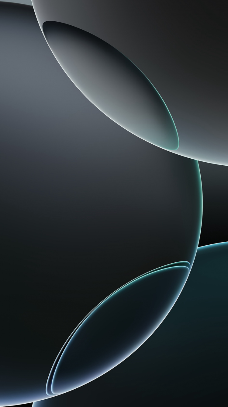 Обои iPhone 16 Pro, белый титан, арт, Эпл, яблоко зрение про в разрешении 750x1334