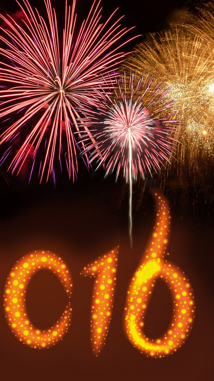 Обои Новый год, канун Нового года, салют, событие, бенгальский огонь в разрешении 750x1334