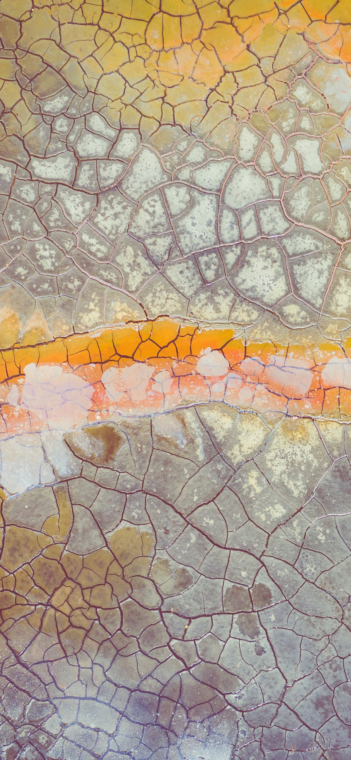 Обои арт, Апельсин, желтый, акварельные краски, лист в разрешении 1125x2436