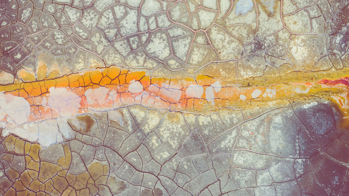 Обои арт, Апельсин, желтый, акварельные краски, лист в разрешении 1366x768