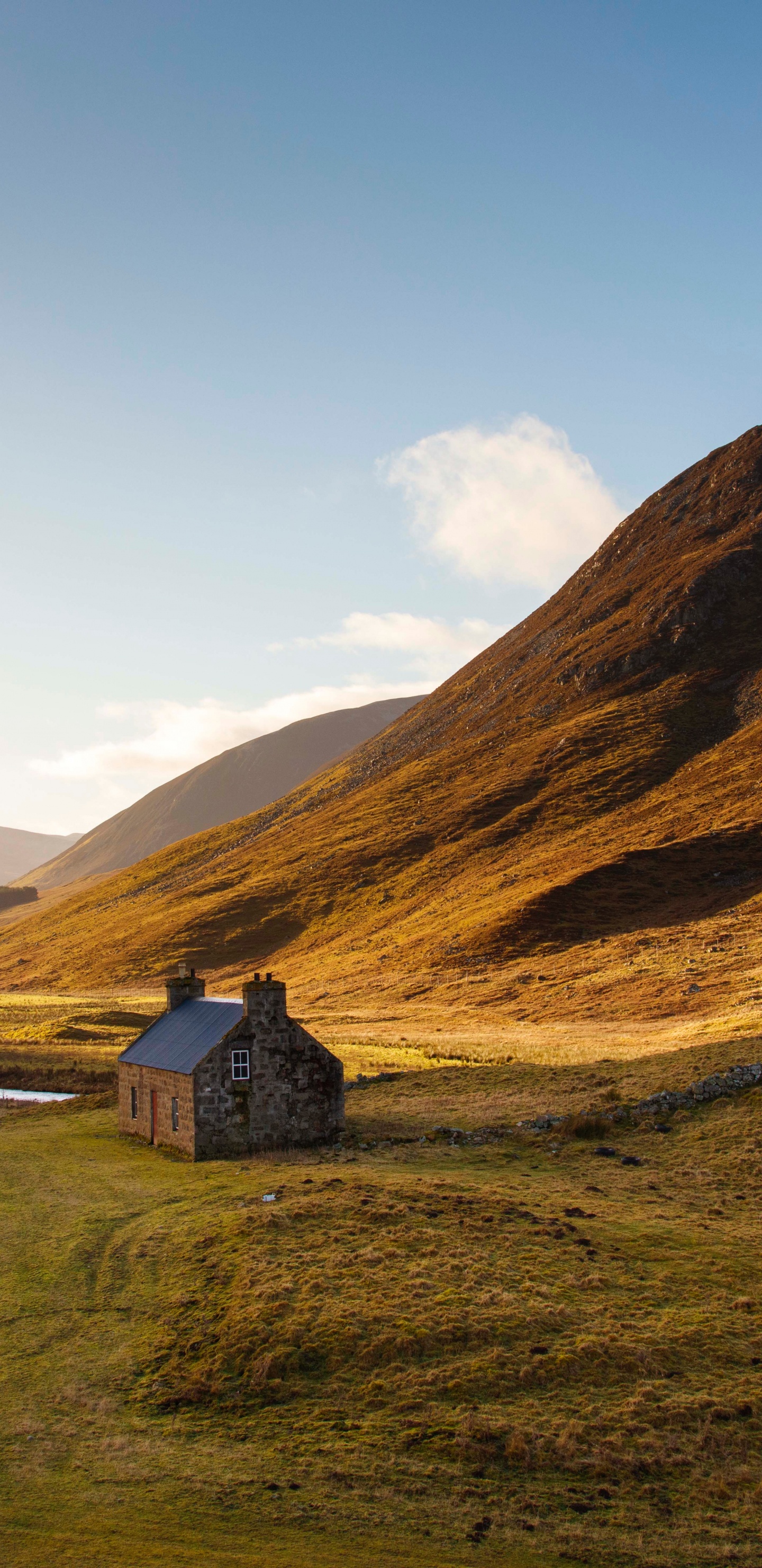Обои нагорье, Вест-Хайленд-Уэй, Шотландское нагорье, облако, гора в разрешении 1440x2960