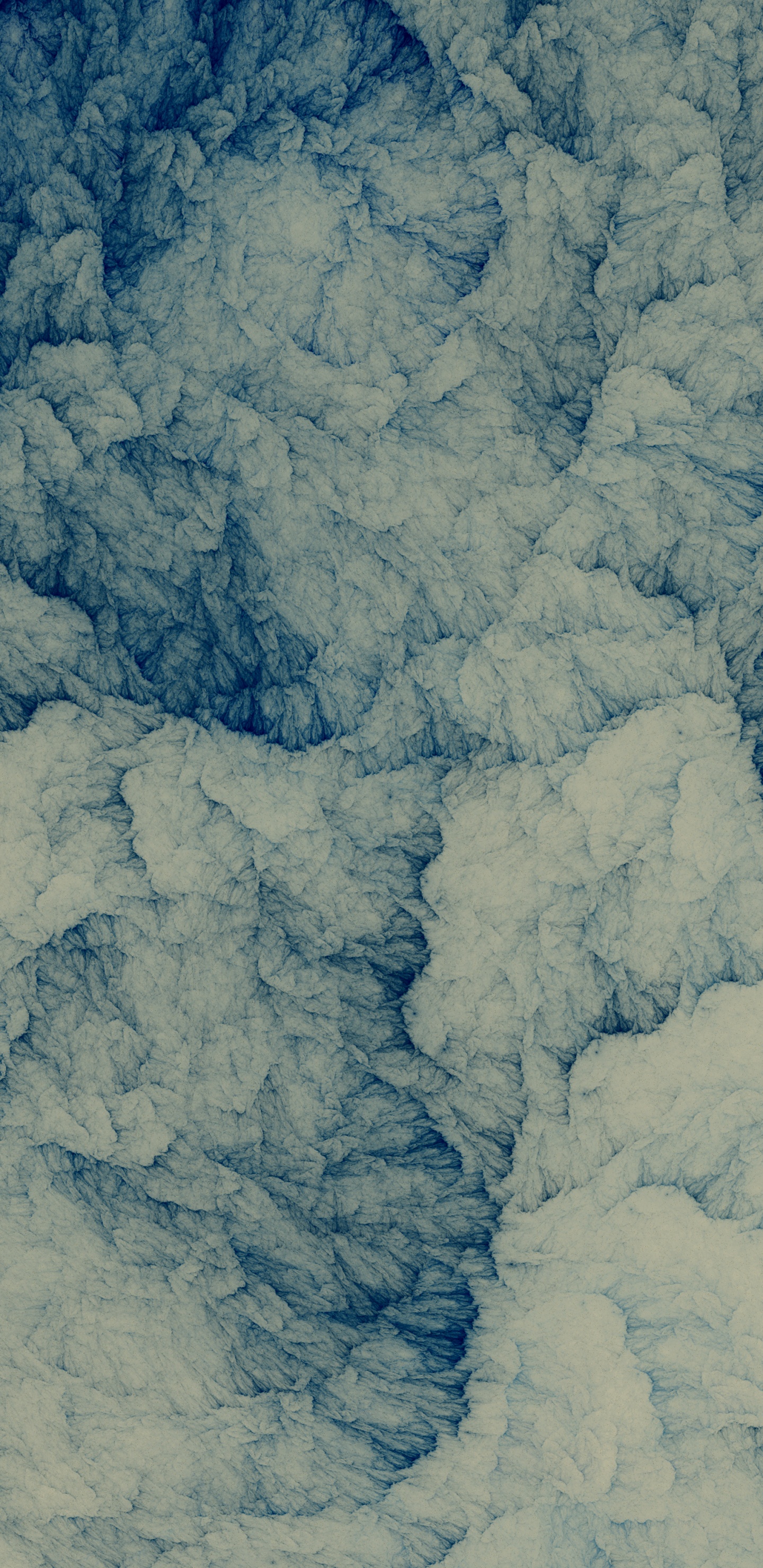 Обои геология, облако, ENC035, ледяная форма, две линии урду цитаты в разрешении 1440x2960