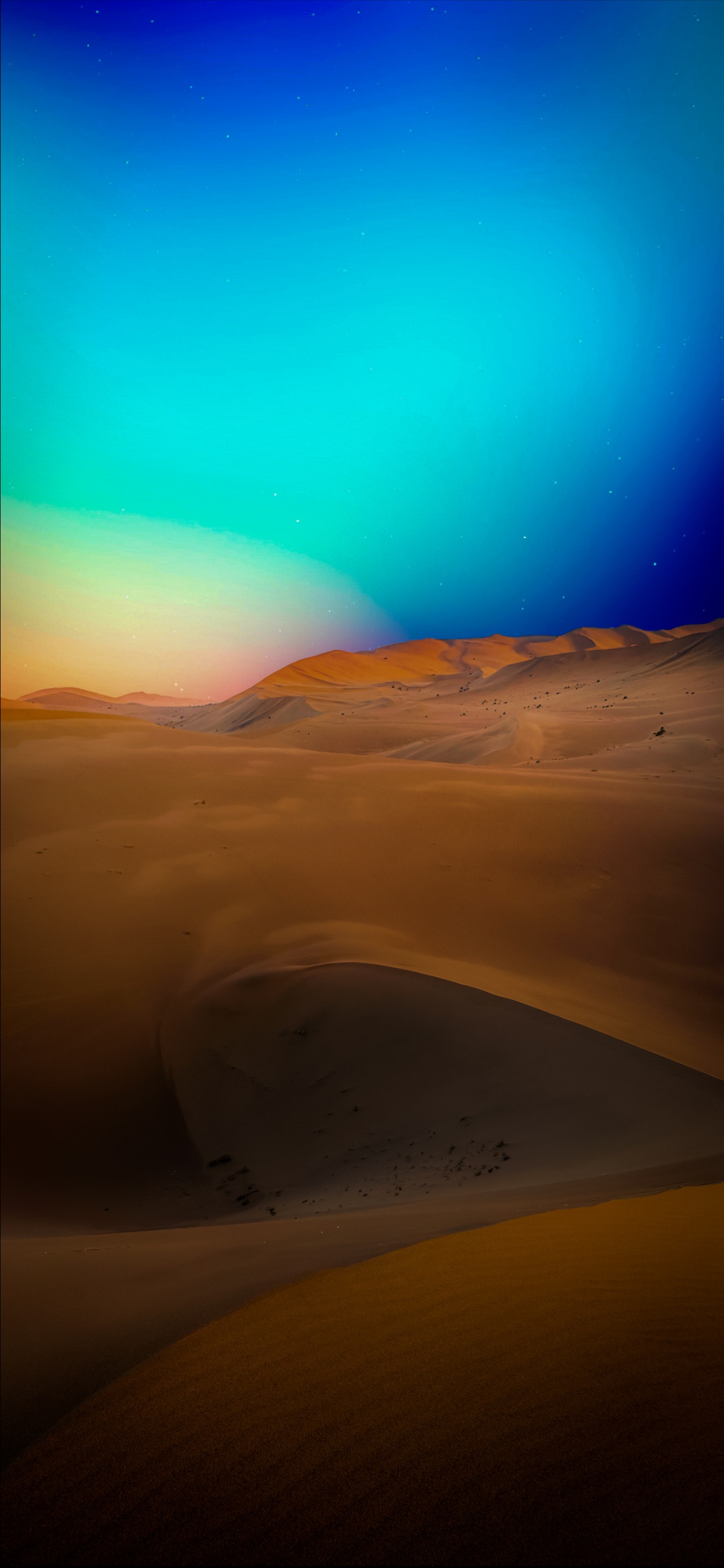 Обои атмосфера, облако, синий, сумрак, природный ландшафт в разрешении 1125x2436