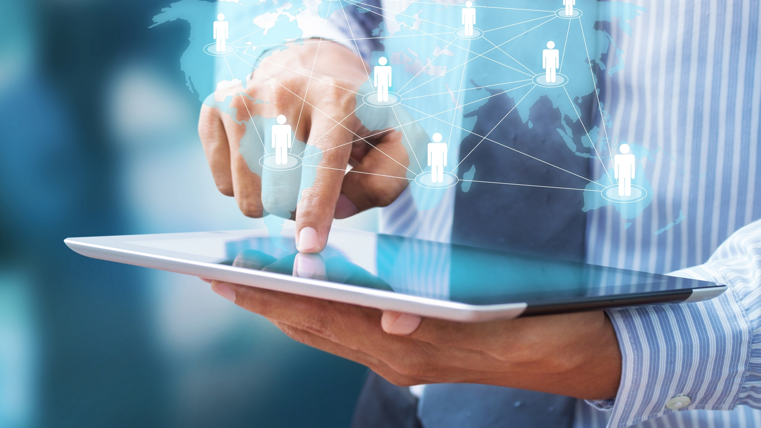 Обои бизнес, компания, технологии, палец, организация в разрешении 2560x1440