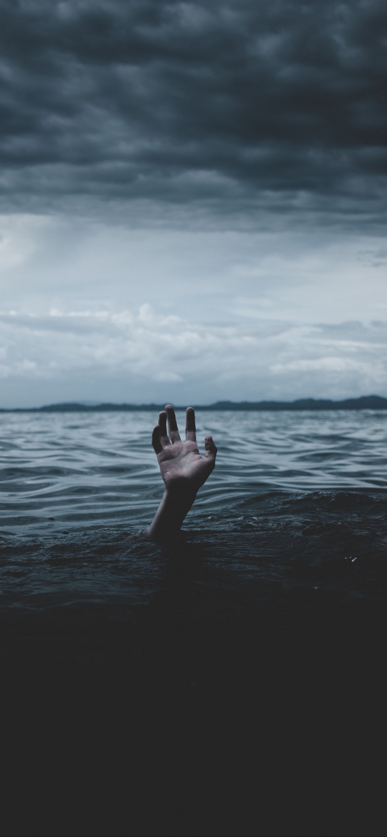 Обои эстетика темного гранжа океана, океан, эстетика, море, природа в разрешении 1242x2688