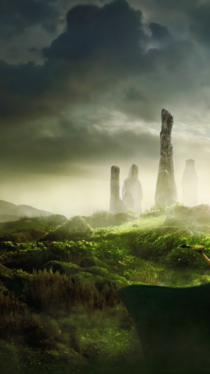Обои пиксар, мифология, пейзаж, фильм, мифическое существо в разрешении 720x1280
