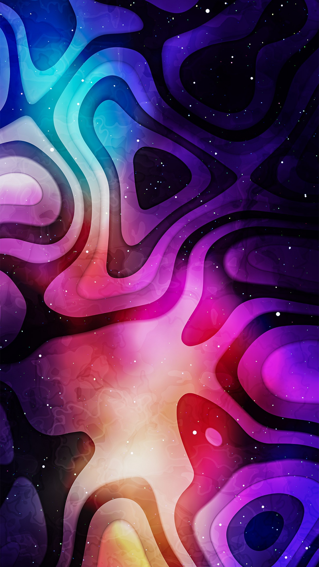 Обои фрактальное искусство, свет, пурпур, розовый, арт в разрешении 1080x1920