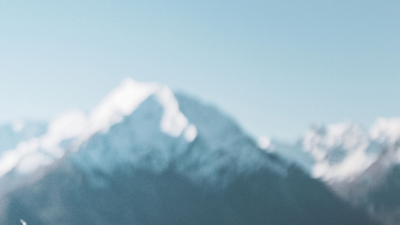 Обои Альпы, растение, гора, облако, снег в разрешении 1280x720