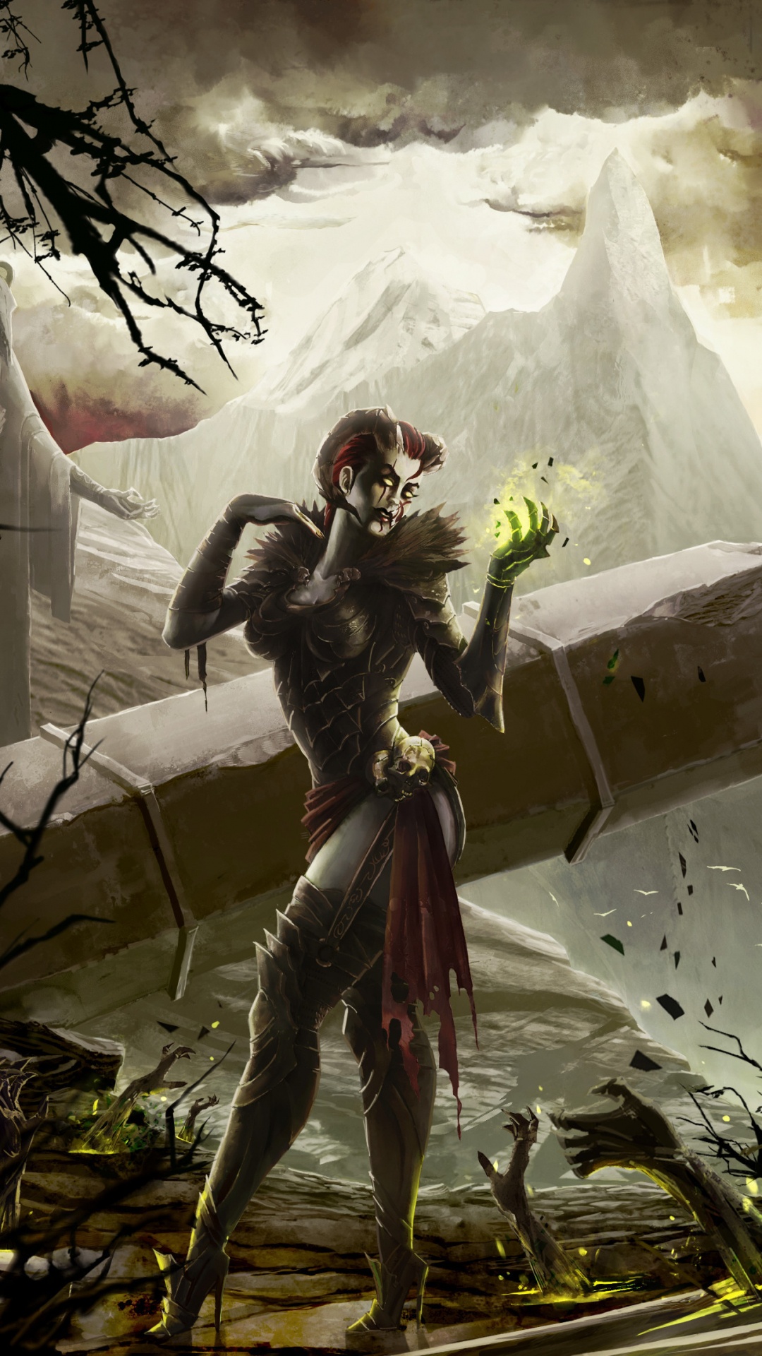 Обои арт, живопись, вымышленный персонаж, искусство в разрешении 1080x1920