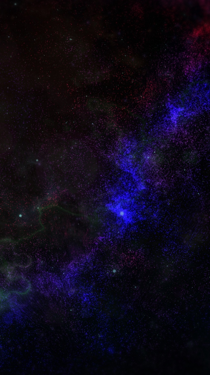 Обои атмосфера, туманность, природа, черный, космическое пространство в разрешении 720x1280