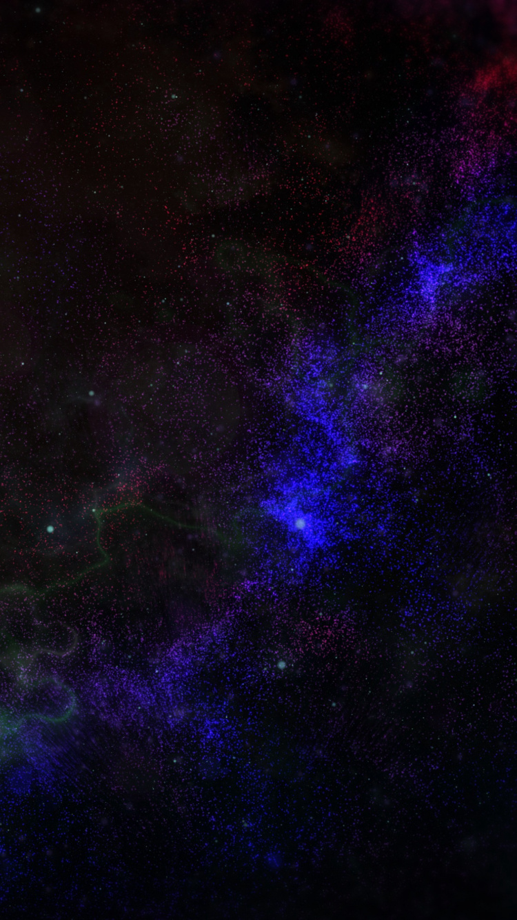 Обои атмосфера, туманность, природа, черный, космическое пространство в разрешении 750x1334
