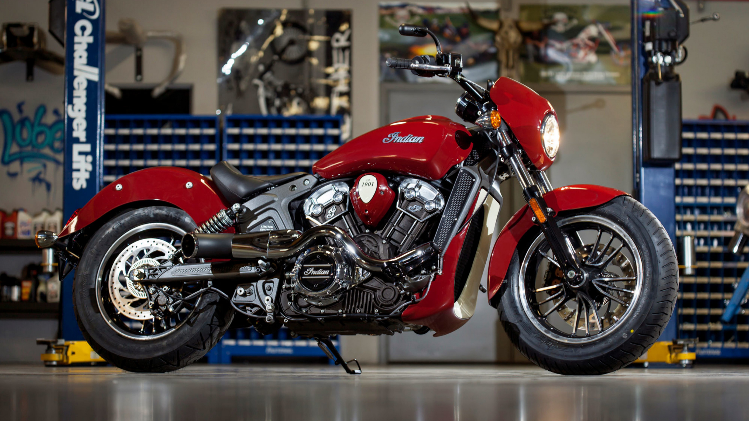 Обои крейсер, Чоппер, мотоцикл, мотоспорт, легковые автомобили в разрешении 2560x1440