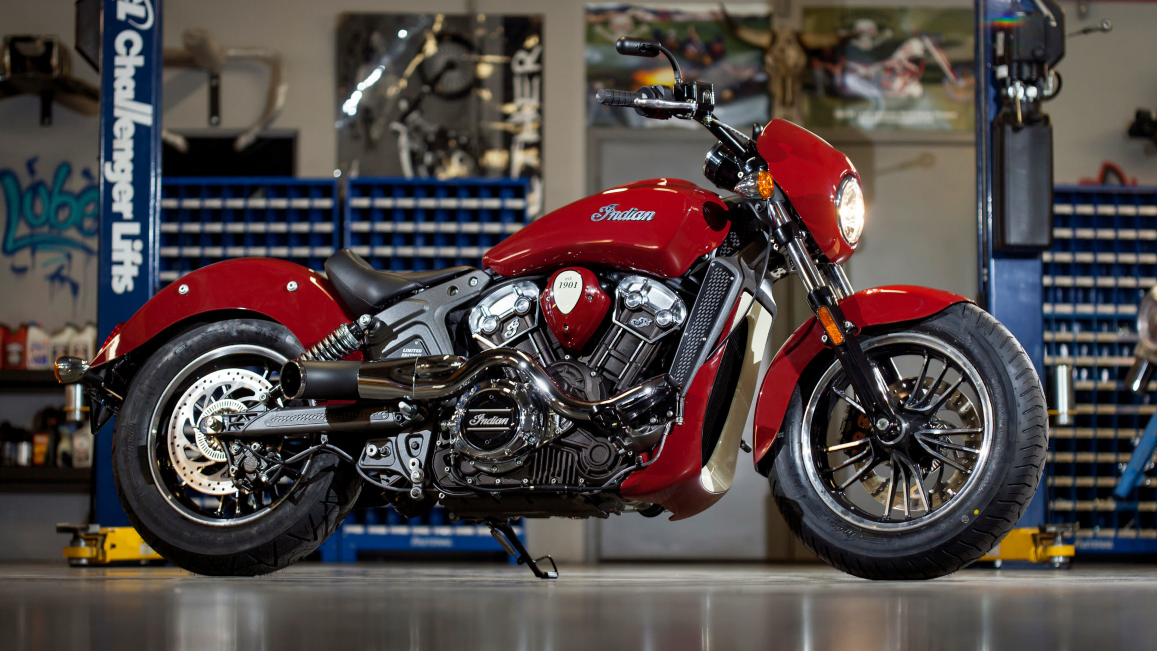 Обои крейсер, Чоппер, мотоцикл, мотоспорт, легковые автомобили в разрешении 3840x2160