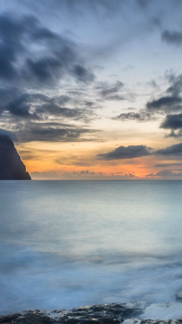 Обои природа, море, облако, океан, ветровая волна в разрешении 720x1280