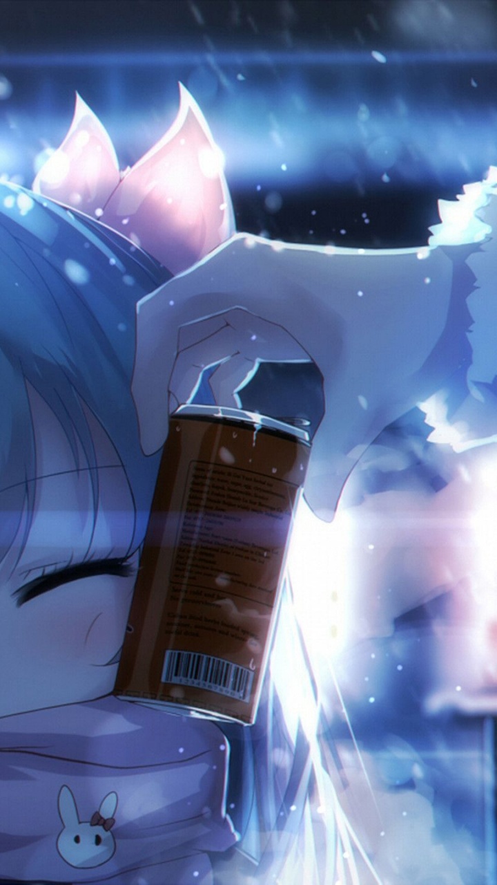 Обои Хацунэ Мику, аниме, космос, анимация, иллюстрация в разрешении 720x1280