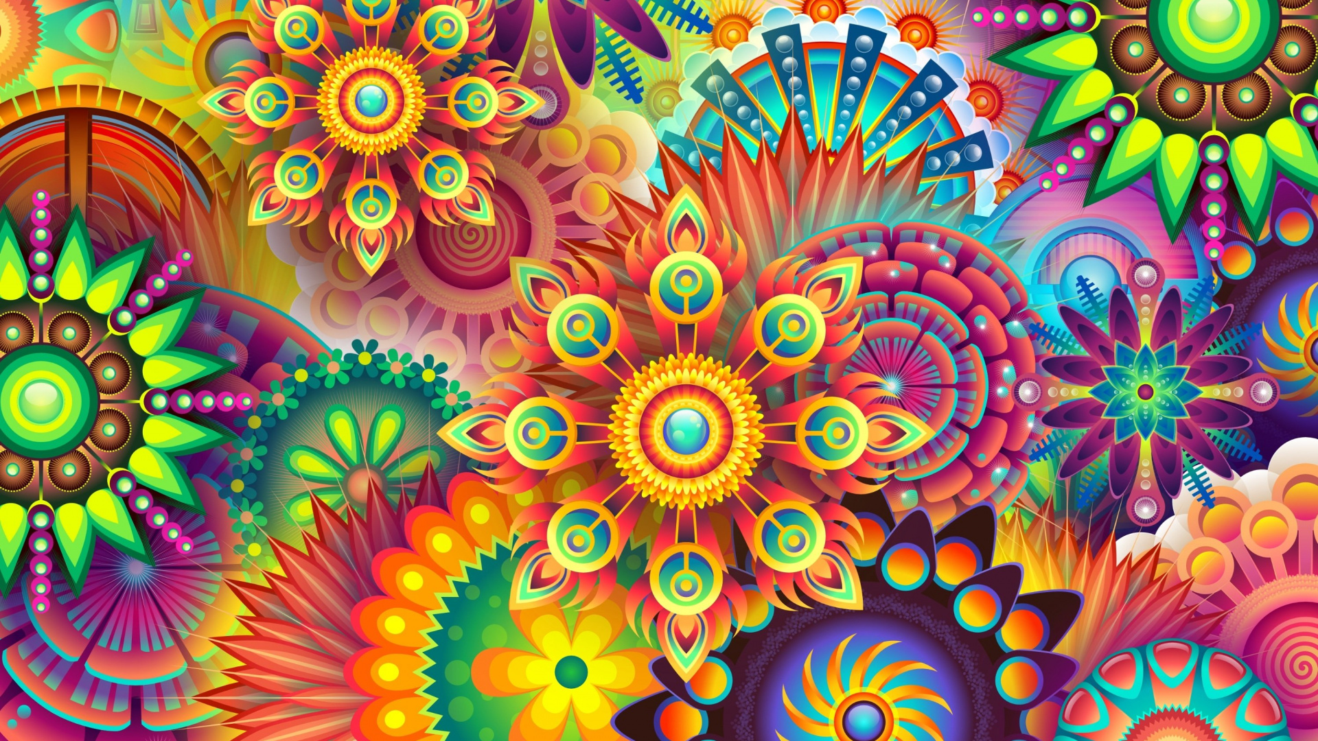 Обои цветное цифровое искусство, цифровое искусство, арт, живопись, цвет в разрешении 1920x1080