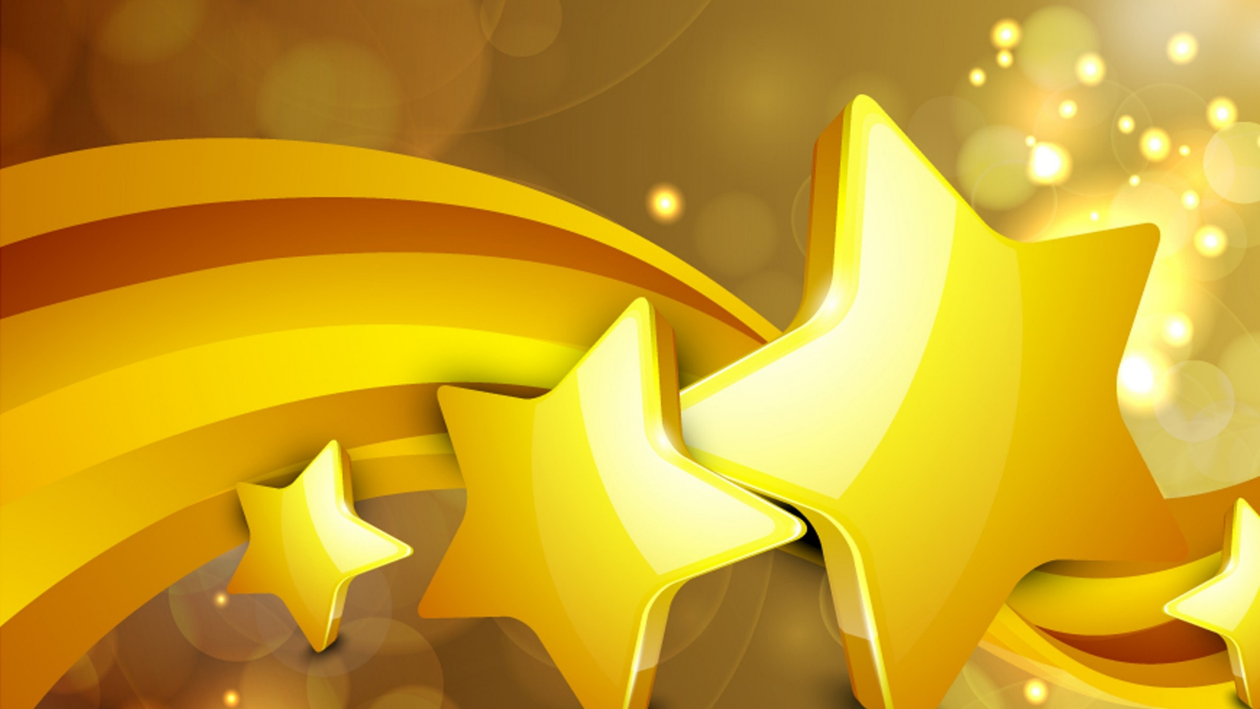 Обои Янтарь, золото, Апельсин, желтый, арт в разрешении 2560x1440