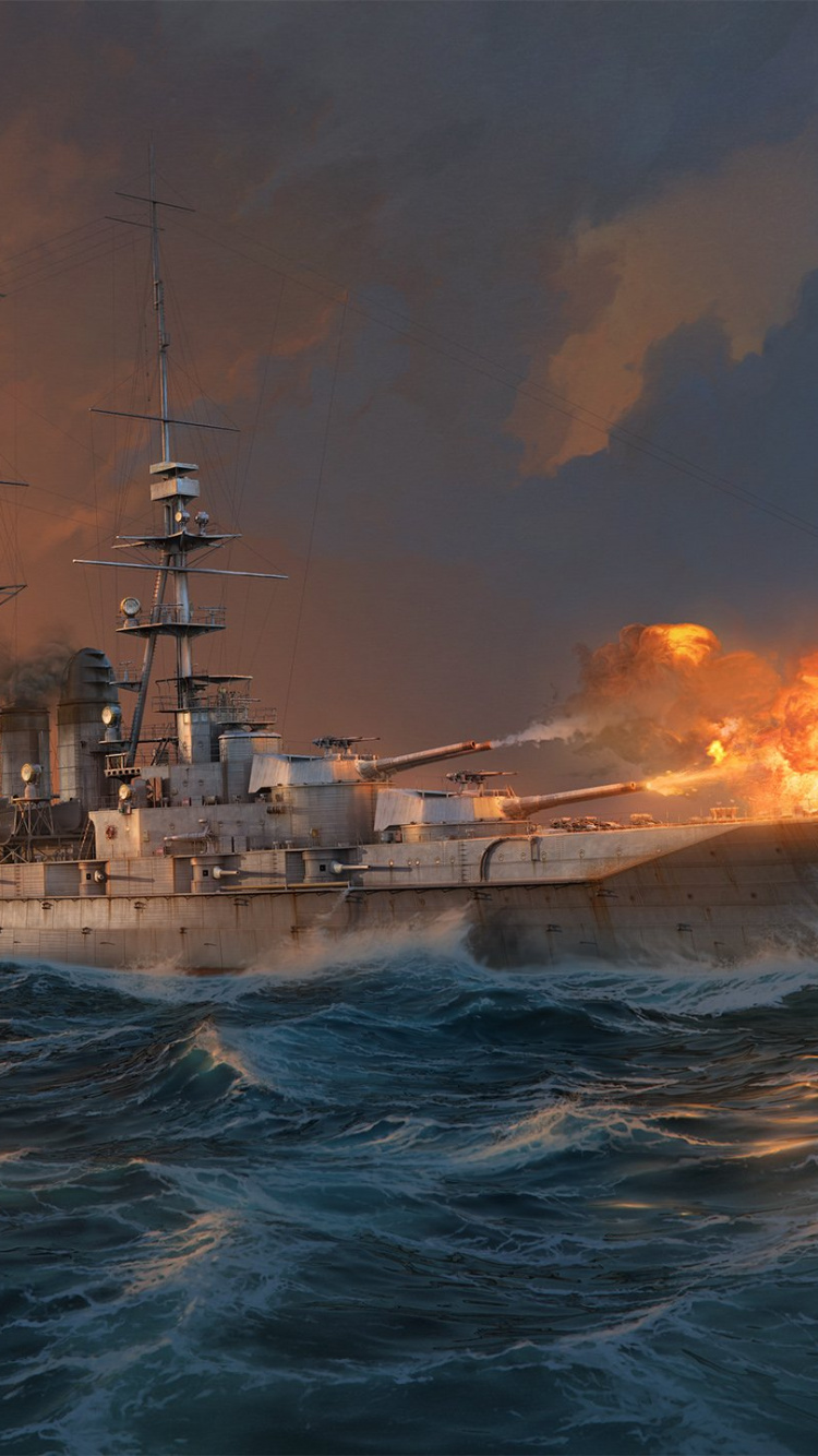 Обои мир боевых кораблей, Линкор, военный корабль, японский Линкор Ямато, крейсер в разрешении 750x1334