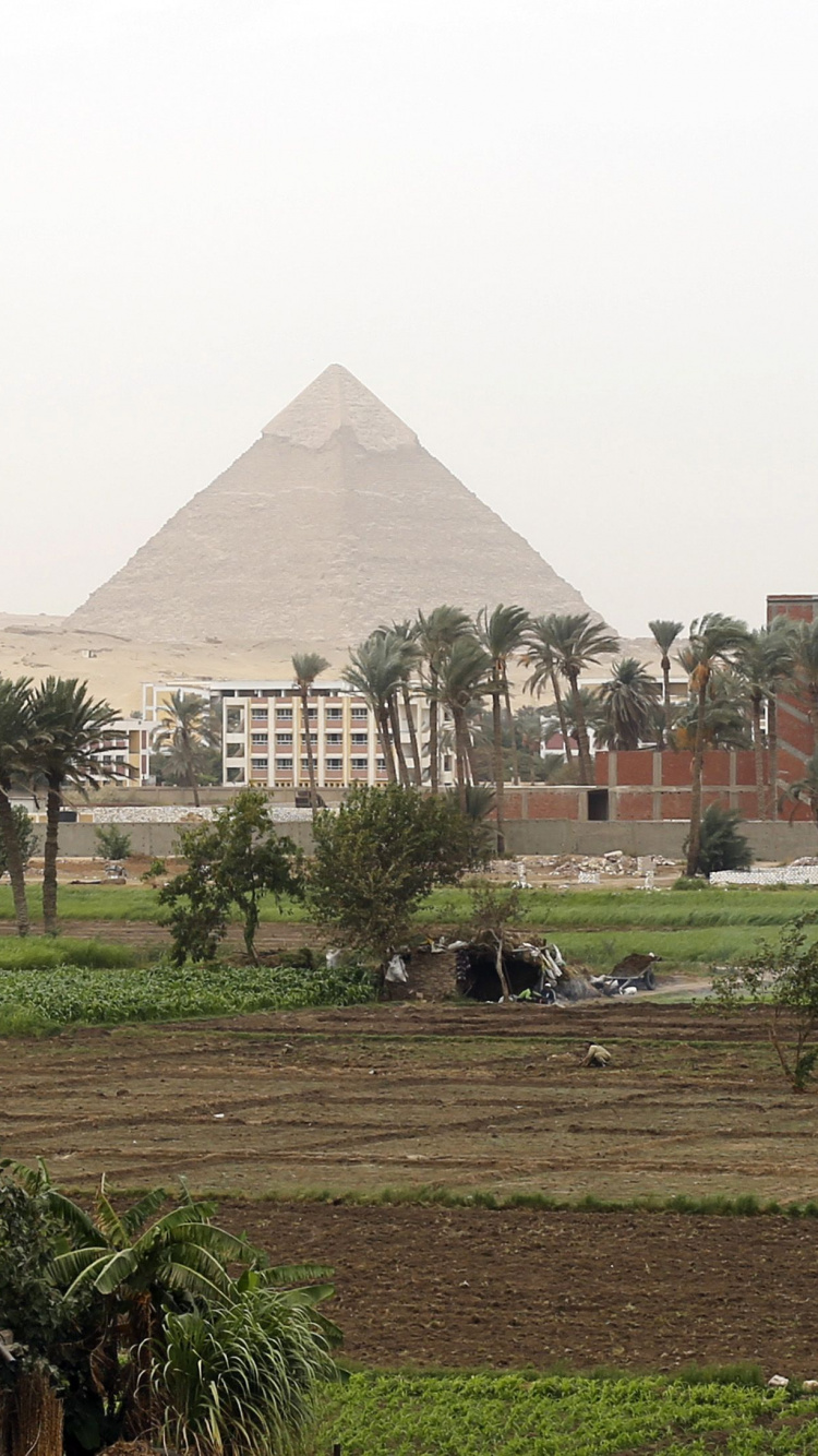 Обои Египет, пирамида, памятник, историческое место, Хермополис в разрешении 750x1334