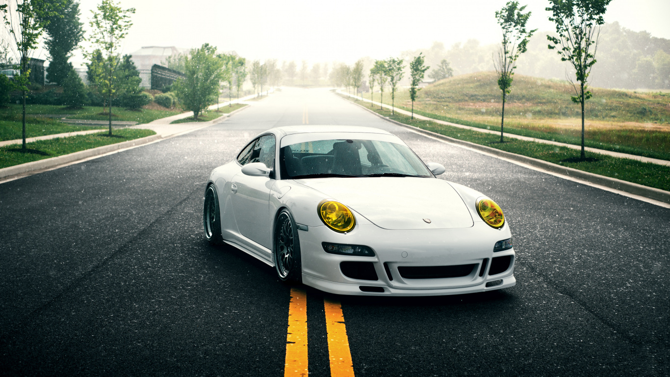 Обои Порше 911 997, Порше, авто, Порше 918 Спайдер, спортивный автомобиль в разрешении 1366x768