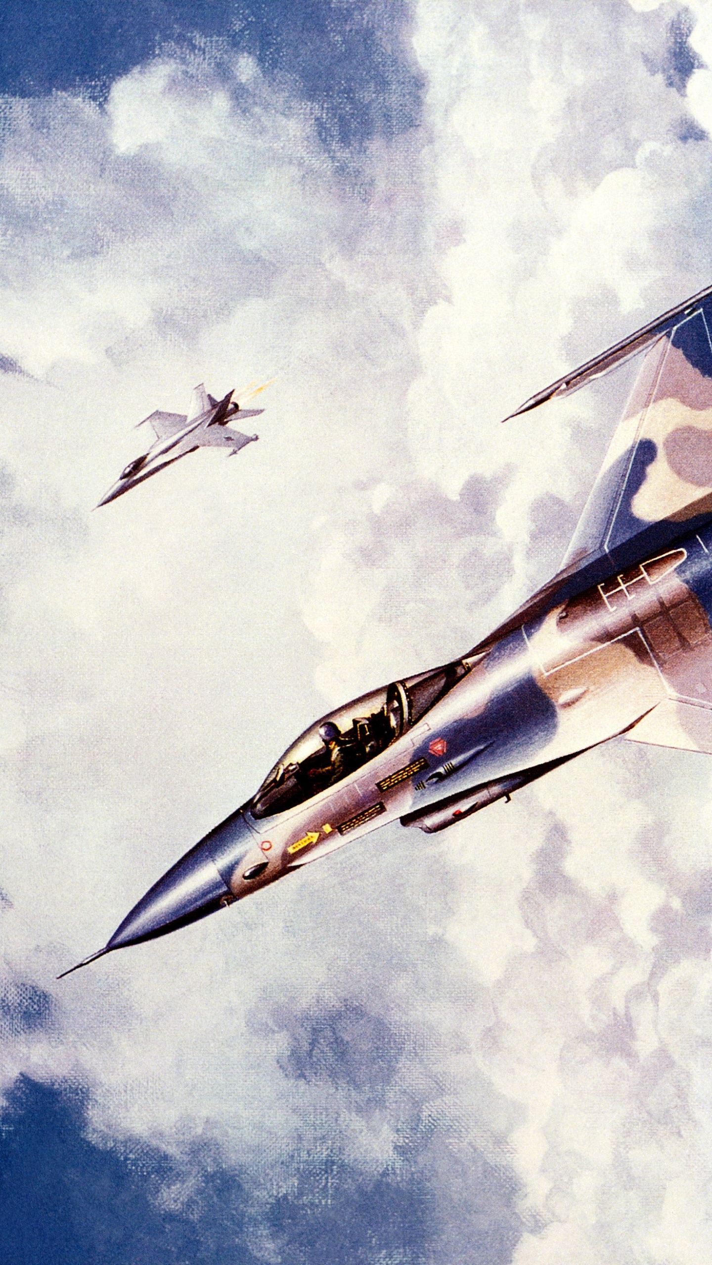 Обои самолет, авиация, самолеты, реактивный самолет, военный самолет в разрешении 1440x2560