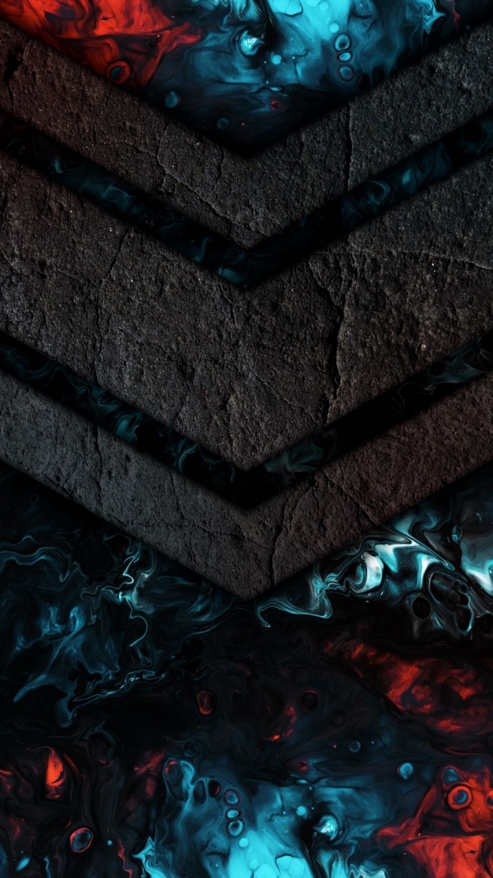 Обои вода, синий, зеленый, лазурный, серый цвет в разрешении 720x1280