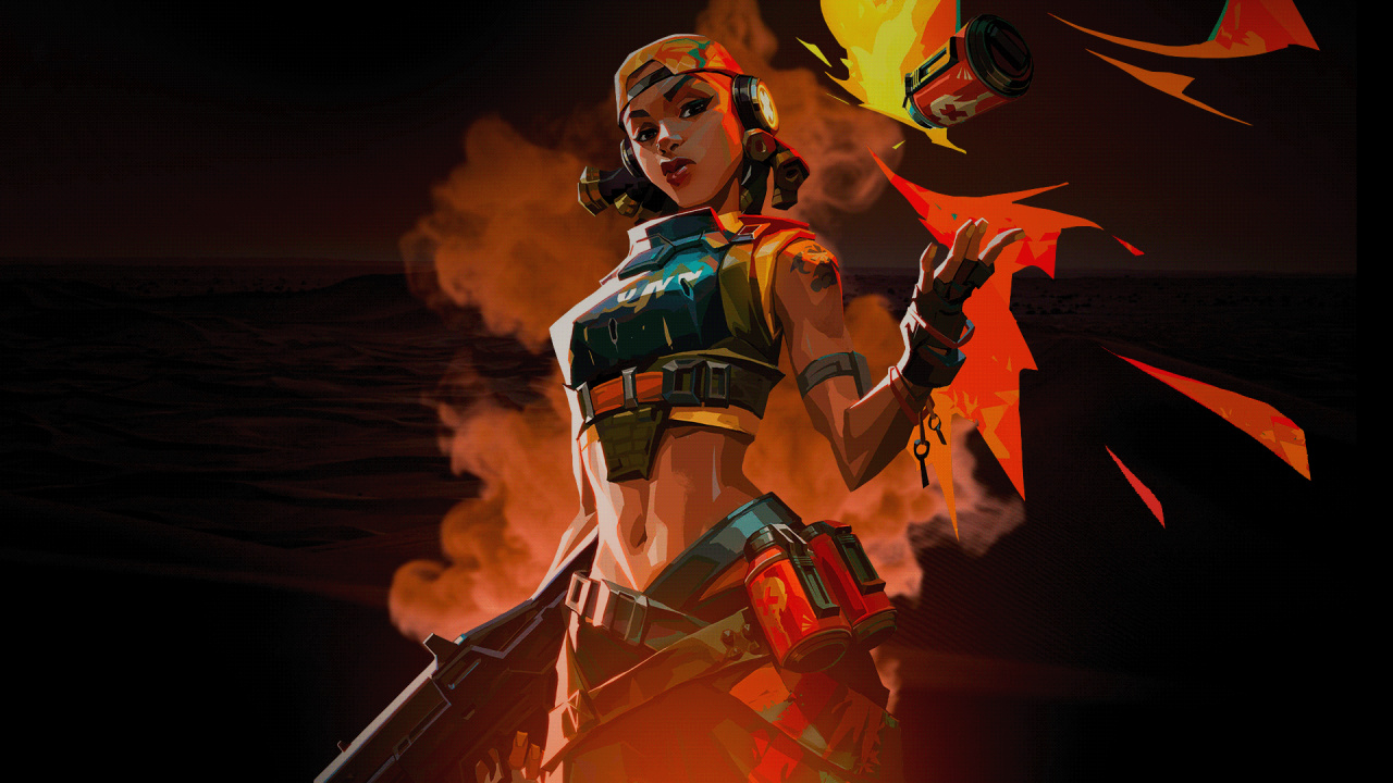 Обои VALORANT, riot games, мультфильм, арт, событие в разрешении 1280x720