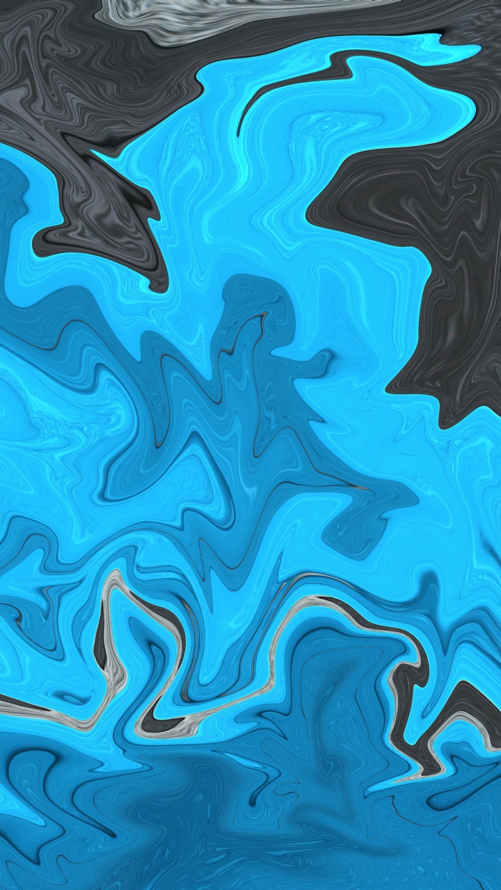 Обои морская биология, синий, бирюза, арт, лазурный в разрешении 720x1280