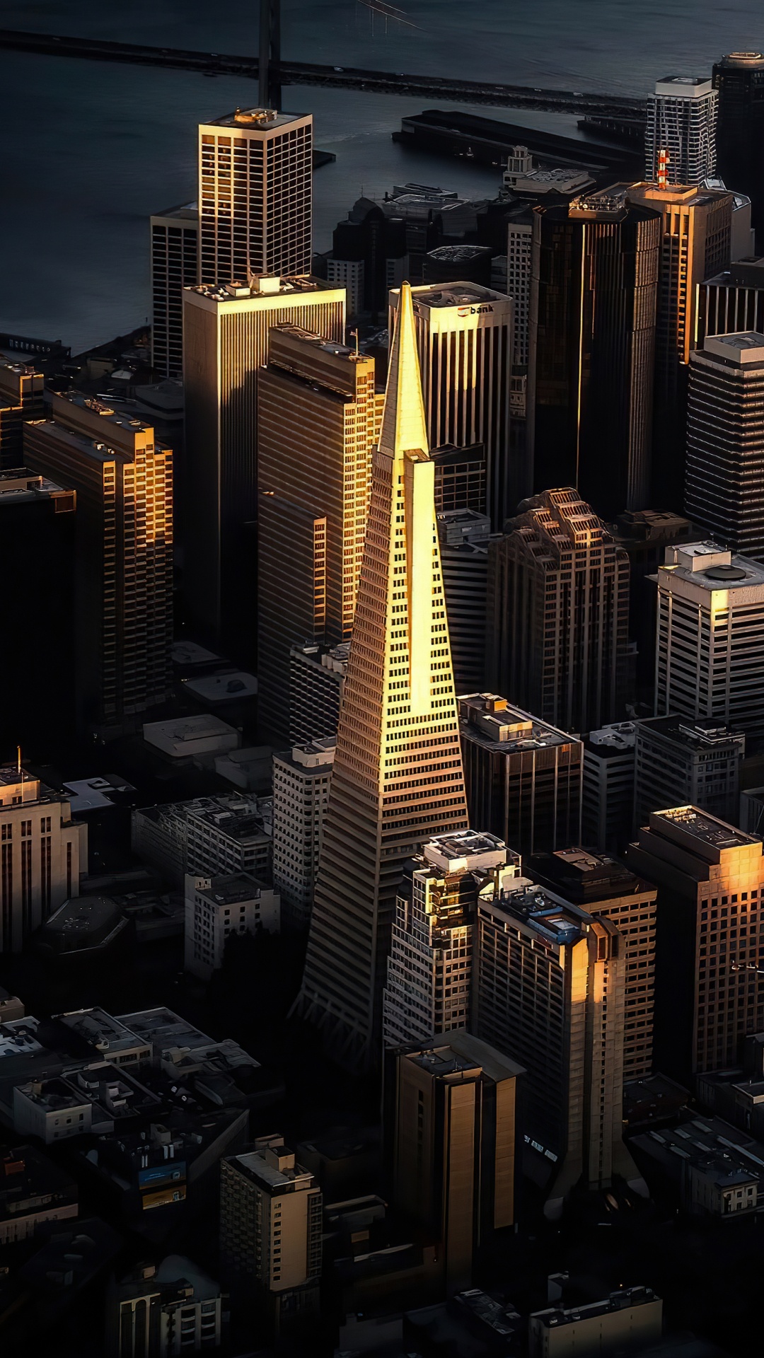 Обои городской пейзаж, эпический воздух, небоскреб, здание, атмосфера в разрешении 1080x1920