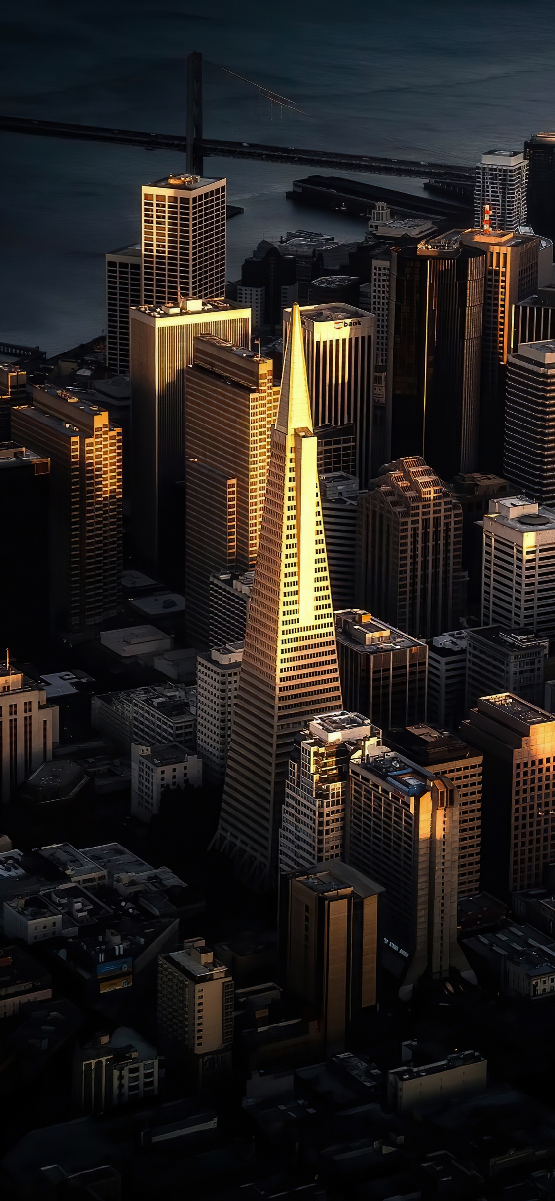 Обои городской пейзаж, эпический воздух, небоскреб, здание, атмосфера в разрешении 1125x2436