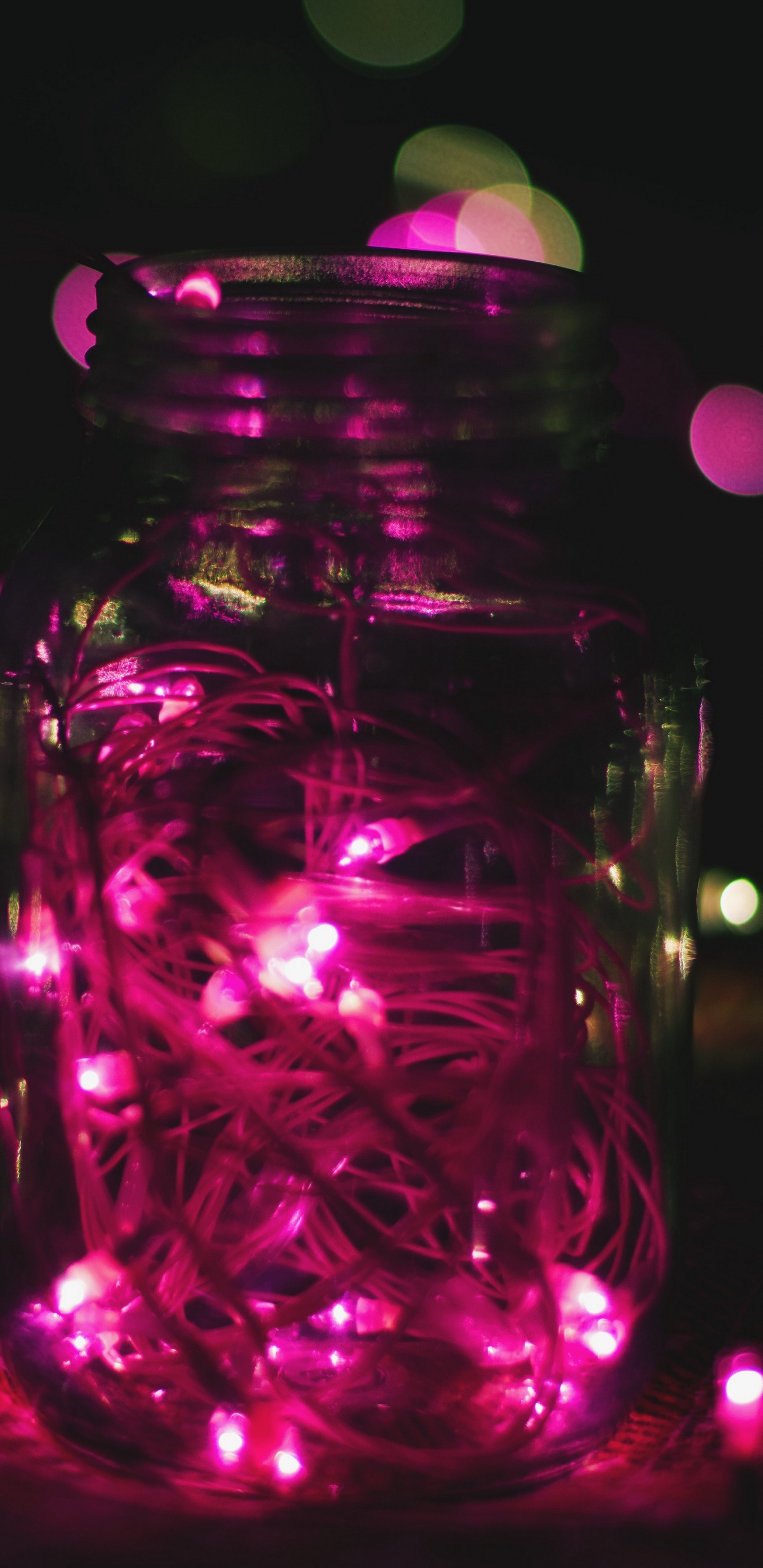 Обои освещение, свет, розовый, пурпур, пурпурный цвет в разрешении 1440x2960