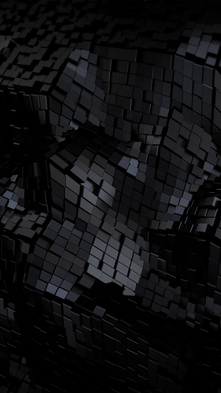 Обои Razer Phone, Razer, черный Аннотация, абстрактное искусство, темнота в разрешении 750x1334